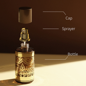 ขวดน้ำหอมขนาดเล็กทรงกระบอกสีทองขนาด20มล. - Product Image 4