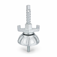 Ensemble d'écrous de serrage combinés Tengrui avec base universelle filetée M17 et tige filetée de 200 mm pour fixation de support de carotteuse à béton