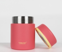 PINKAH Mini boîte à lunch isotherme pour aliments chauds Boîte à lunch sous vide en acier inoxydable de 14oz pour l'école