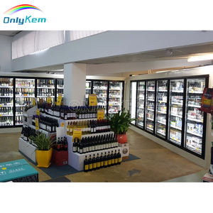 Congélateur à marche-pied, chambre froide, vitrine réfrigérée avec porte en verre, certification NSF Copeland, anti-buée, prévention du rebond à 90 degrés - Product Image 6