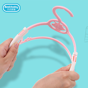 Ensemble de cintres en plastique PP pour vêtements d'enfants, réglables en largeur pour les épaules, cintres en plastique pour enfants - Product Image 5