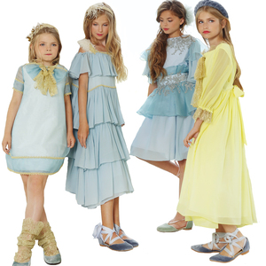 Abiti Estivi per Bambine 2025, Nuovi Vestiti a Torta per Feste di <span class=keywords><strong>Compleanno</strong></span>, Abito a Linea A per Bambine - Product Image 1