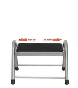 Customized Logo Camping Steel Home 1 Step Rv Step Ladder Stool