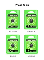 Protection d'objectif d'appareil photo en verre HD transparent facile à installer, film protecteur 9H pour iPhone 16 17 Pro Max Infinix Tecno Redmi