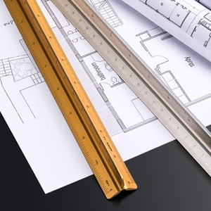 School Equipment Metal <strong>Rulers</strong> Aluminum <strong>Scale</strong> Triangular <strong>Ruler</strong> 15cm 30cm Mitsubishi <strong>Ruler</strong> - Product Image 6