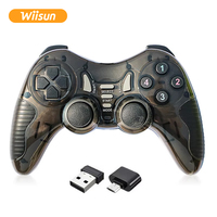 Manette de jeu sans fil 2,4 G 6-en-1 pour TV Box/PC, compatible PS2/PS3/PC360/Android - Manette de jeu sans fil multiplateforme
