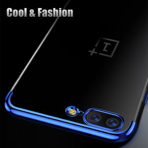 เคสสำหรับ <span class=keywords><strong>OnePlus</strong></span> <span class=keywords><strong>5T</strong></span> เคสโทรศัพท์แบบนิ่มหรูหราเคลือบ TPU สำหรับ One Plus <span class=keywords><strong>5T</strong></span> A5010 เคสใสบางเฉียบป้องกันสำหรับ <span class=keywords><strong>OnePlus</strong></span> 5 6 6T 7 - Product Image 3