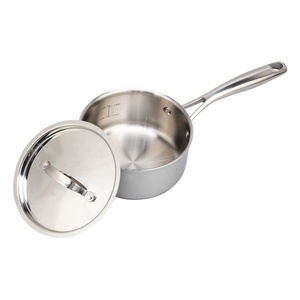ชุดกระทะสแตนเลส2ชิ้นชุดกระทะซอสเยอรมันเทคโนโลยีกระทะ - Product Image 3