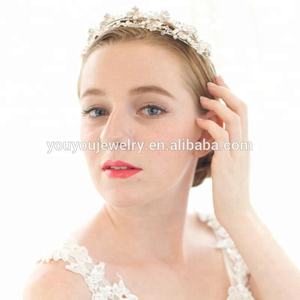 Venta al por mayor <span class=keywords><strong>de</strong></span> moda Rhinestone <span class=keywords><strong>de</strong></span> La Perla hecho a mano diadema <span class=keywords><strong>de</strong></span> Boda nupcial desfile <span class=keywords><strong>de</strong></span> la Reina Tiara corona - Product Image 5