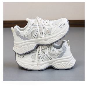 Nouvelles baskets compensées épaisses pour femmes 2026, rehaussantes pour petites tailles, polyvalentes, à semelle souple, style sport 'Dad Shoes', les plus vendues - Product Image 1