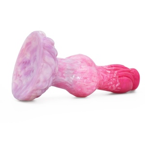 Dildo de Silicona Realista con Forma de Pene de Lobo, Color Rosa Fantasía, para Principiantes, Juguete Sexual Anal para Mujeres, Hombres y Parejas - Product Image 2