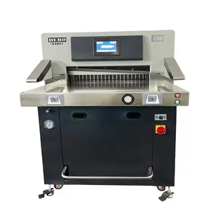 DEBO industry hydraulic digital double guide paper cutting machine