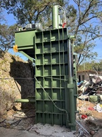 Promotion : Compacteur vertical métallique motorisé 400 tonnes de pression, télécommandé, pour le recyclage de ferraille d'aluminium et de fil de cuivre haute performance