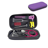 Étui de rangement pour stéthoscope EVA, multifonctionnel, portable, coque rigide, antichoc, étanche, sac médical/usage domestique pour infirmière, support OEM