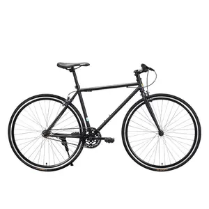 7 hız 700CSolid lastik yüksek karbon çelik çerçeve bisiklet yetişkin yol bisikleti Y318001 bisiklet araba bisiklet bicicleta
