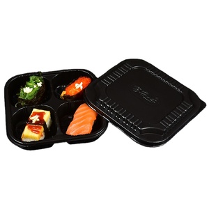 Plastic Disposable Sushi Container Sushi packaging tray