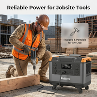 Générateur Solaire LiFePO4 3KW en Gros, Station d'Énergie Portable 2688Wh, Charge Rapide 2.5H pour Centrale Électrique de Balcon UE, Camping et Sauvegarde Domestique