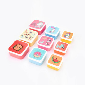 Eco friendly customize biodegradable food containers school children plastic kids bento boxes sets lunch box for kids