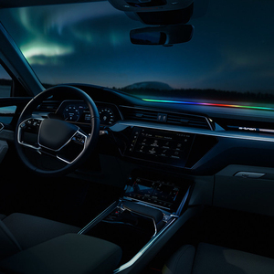 Lumière d'ambiance dynamique LED RGB multicolore intelligente universelle pour <span class=keywords><strong>voiture</strong></span> 150CM 12V avec poignées en acrylique Symphony - Product Image 5