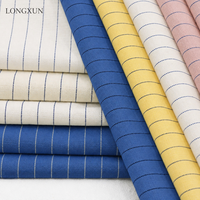 Tissu en nylon et coton mélangé élasthanne, tissé, teint en fil, écologique, uni, pour chemises, blouses et sacs pour femmes et hommes