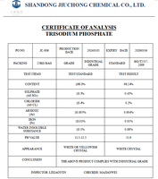 Phosphate trisodique 98% min. Qualité industrielle Traitement de l'eau Inhibiteur de calcaire pour chaudières Agent adoucissant Réglateur de pH