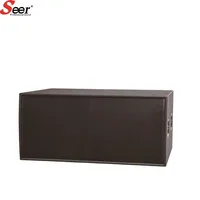 Caisson de basses passif double 18 pouces LA-218, 2000W RMS, 4 ohms, en contreplaqué de bouleau de 18 mm
