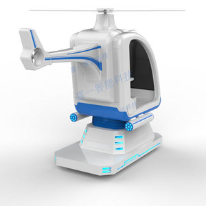 Simulateur d'hélicoptère VR 9D commercial à vendre, pour parcs à thème VR, <span class=keywords><strong>jeu</strong></span> de tir et de montagnes russes captivant en plastique et métal pour intérieur - Product Image 6