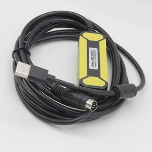 FX PLC CABLE USB-SC09-FX (สีดำ) สายดาต้าดาวน์โหลด USB สำหรับ USB เป็นอะแดปเตอร์ RS422 - Product Image 1