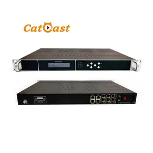 FTTH โมดูเลเตอร์ระบบ CATV 16ช่อง,เครื่องเปลี่ยนเสียง IP QAM IP To16 32ผู้ให้บริการ DVBC ISDBT ATSC DVBT RF