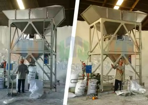 TBM-SB01 Series Semi-automatic Bagging <b>Machine</b>, for Potato, Onion, Garlic 10kg 25kg 50kg, PP Woven Bag Weighting Scale & Sewing - Product Image 3