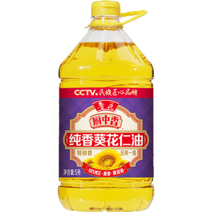 زيت بذور دوار الشمس العطري تشوتشونغشيانغ من لوهوا، 5 لتر، زيت نباتي فاخر - Product Image 1