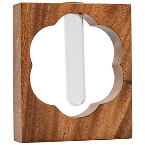 <span class=keywords><strong>Maceta</strong></span> Colgante Magnética <span class=keywords><strong>de</strong></span> Vidrio para Hidroponía, con Madera <span class=keywords><strong>de</strong></span> Nogal Negro Nórdico, Decoración <span class=keywords><strong>de</strong></span> Oficina y Escritorio - Product Image 5