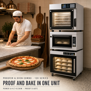<span class=keywords><strong>Forno</strong></span> Professionale <span class=keywords><strong>per</strong></span> Lievitazione e Cottura 60x40cm con Funzione di Cottura <span class=keywords><strong>per</strong></span> Pasticcerie e Torte - Product Image 6