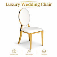 Chaise de Banquet Rectangulaire Moderne en Acier Inoxydable Doré, Meilleurs Ventes, pour Salle à Manger, Mariage, Salon de Luxe, Appartement ou Bar