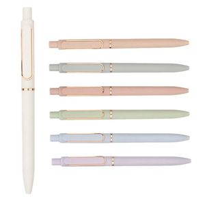 Juego de Bolígrafos de Gel Morandi de 7 Colores con Logotipo Personalizado al por Mayor, Bolígrafo de Tinta de Plástico de 0.5 mm para la Escuela - Product Image 1