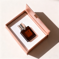 Boîte cadeau de parfum luxueuse, faite à la main, avec fermeture magnétique, design personnalisé, avec gaufrage, matériaux recyclés, support intérieur