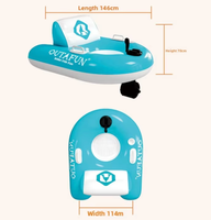Bouée gonflable électrique portable pour une personne avec propulseur rotatif, scooter aquatique pour piscine, équipement de loisirs de plein air
