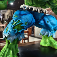 Figurine de super-héros Hulk en fibre de verre, taille réelle, peinte à la main, artistique, inspirée du cinéma, homme musclé, statue personnalisée 1:1