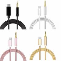 Cable de Audio para Auto de 3 Pies (1 m) Tipo C a Conector de 3.5 mm con Chip DAC Digital, Cable USB Tipo C a Conector AUX de 3.5 mm para Samsung y Xiaomi