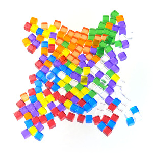Dados Transparentes de Colores, Mini Cubos Acrílicos para Manualidades, Piezas de Juegos de Mesa Personalizadas, Fichas de Juego de Mesa, Contadores de Juegos de Cartas - Product Image 4