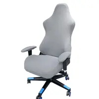 Ergonomischer drehbarer Gaming-Stuhl für Computers pieler Büro-Gaming-Stuhl Spandex-Bezug Gaming-Stuhl bezüge hellblau