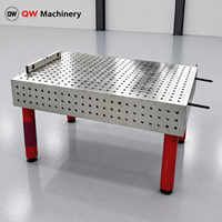 Table de soudage en acier flexible 3D nitruré, plateforme modulaire de fixation industrielle pour le soudage