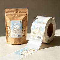 Étiquettes autocollantes personnalisées imperméables pour aliments pour animaux de compagnie, contenants alimentaires, bouteilles, emballages
