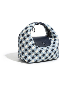 Bolso Tejido Clásico de Color Sólido, Bolso Tote de Hombro o Cruzado, Práctico, Sencillo y Portátil para Uso Diario - Product Image 4