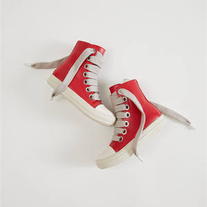 Nouvelles baskets de style entraîneur pour hommes et femmes 2023, lacets épais et gros œillets, baskets grande taille, chaussures plates de danse hip-hop - Product Image 3