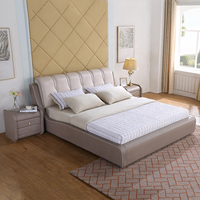 93275 Quanu Matériaux sains Lit doux confortable Dernier lit Queen Size Les meilleurs designs français