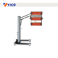 Vico Offre Spéciale 3 Tête Lampe Infrarouge Auto Dent Réparation Peinture Lampes De Cuisson VBL-3DA De Magasins D'usine