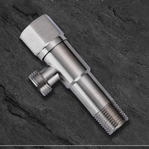 SUS 304 нержавеющая сталь 1/2 "X 3/8" Угловой запорный клапан гидравлический контроль воды Туалет ванная стиральная машина фитинг - Product Image 6
