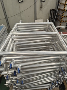 Système d'échafaudage mobile en aluminium léger, assemblage rapide, plateforme <span class=keywords><strong>de</strong></span> construction pour accès en hauteur - Product Image 6