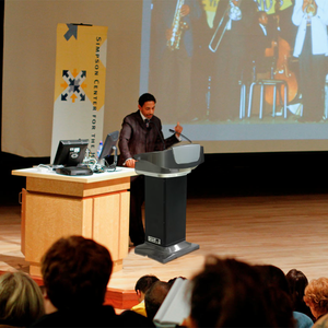 Focus Metal Haut-parleur et amplificateur intégrés Podium numérique Pupitre d'église multifonctionnel Pupitre électronique - Product Image 3